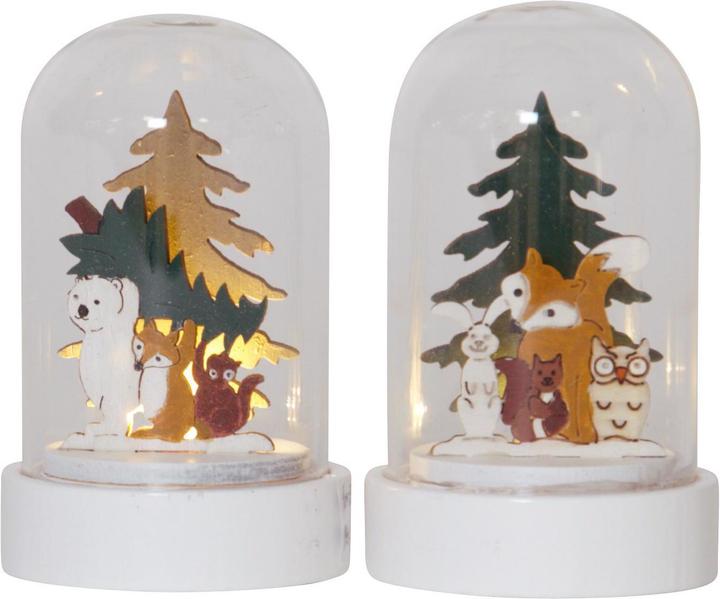 Produktbild Star Trading LED-Dekolicht Forest Friends 9 cm, 2 Stück