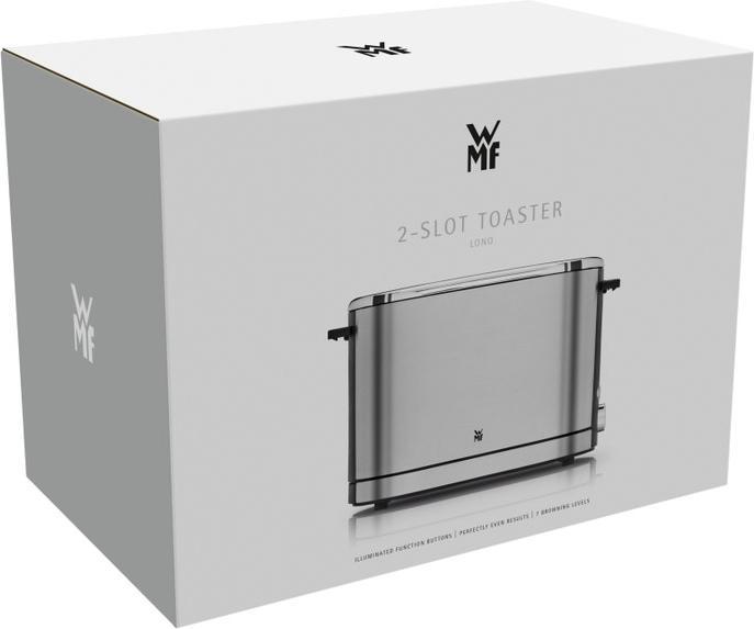 Produktbild WMF Lono Doppelschlitz-Toaster mit Brötchenaufsatz