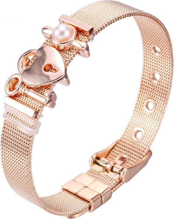 Immagine prodotto Heideman Bracciale a rete lucidato (100% acciaio inossidabile)