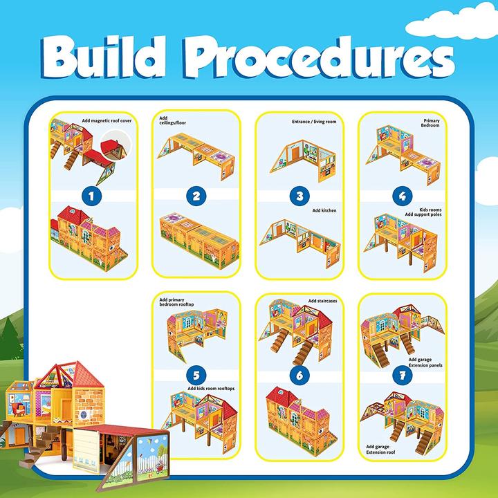 Image du produit Playmags Magnetisches Spielhaus