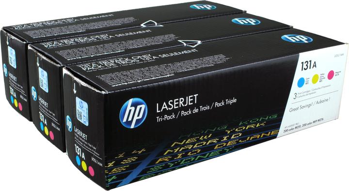 Actual product image HP 131a (M, C, Y)
