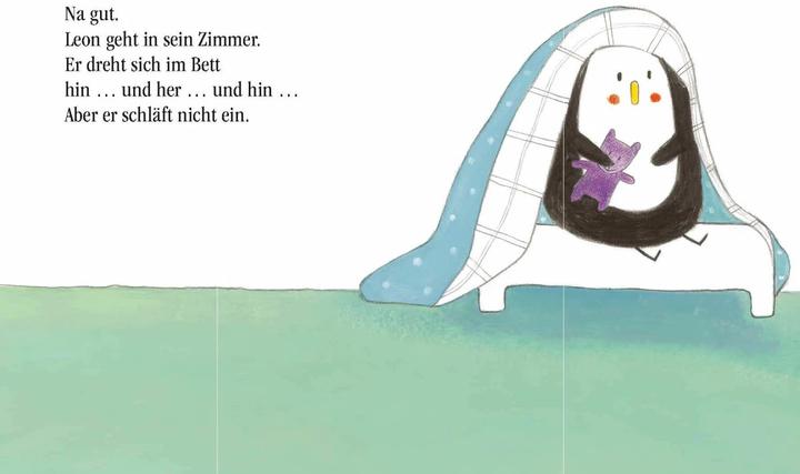 Actual product image Leon, der kleine Pinguin - Muss Pipi! Bin nicht müde! Ich schlaf schon ganz allein! (German, Émile Jadoul, 2022)