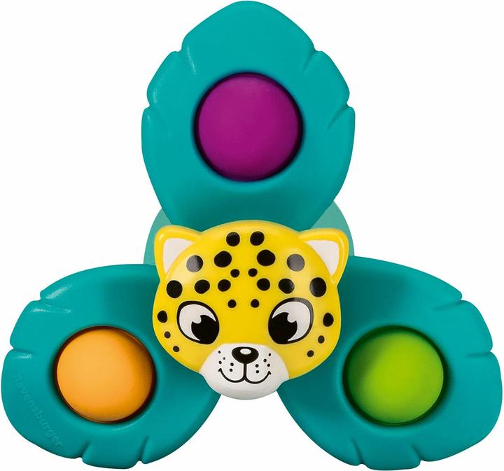 Produktbild Ravensburger 4868 play+ Pop-it Spinner: Leopard, Saugnapf-Spielzeug, Silikon-Spielzeug