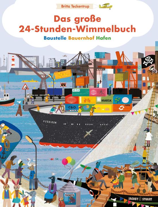 Produktbild Das grosse 24-Stunden-Wimmelbuch (Deutsch, Britta Teckentrup, 2023)