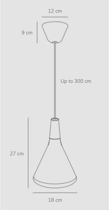 Actual product image Nordlux Pendant lamp Nori 18 1x E27, Opal (E27)