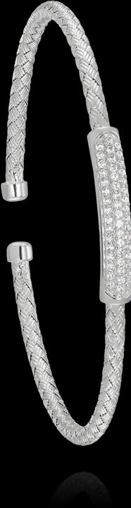 Produktbild Charles Garnier Armband aus Silber, Zirkonoxid (35.75 cm, Silber)