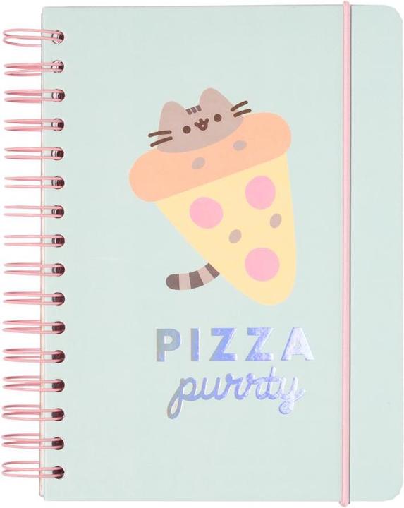 Taccuino Pusheen A5, vuoto, verde chiaro (A5, Nessuna, Copertina rigida)