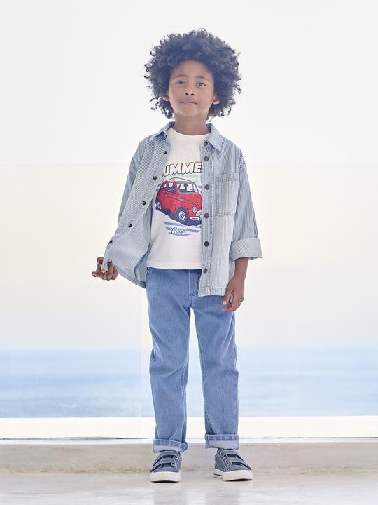 Immagine prodotto Vertbaudet Jungen Cargohose, Denim-Style (122)