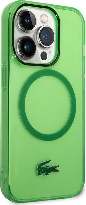 Image du produit Lacoste LCHMP14XULON iPhone 14 Pro Max 6.7" zielony/green étui rigide transparent MagSafe (Apple iPhone 14 Pro Max)