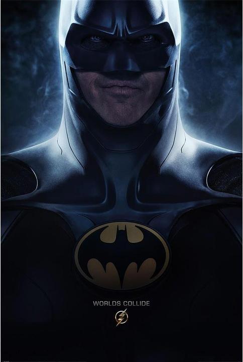 Image du produit The Flash Affiche de la collision mondiale de Batman (91,5 x 61 cm)