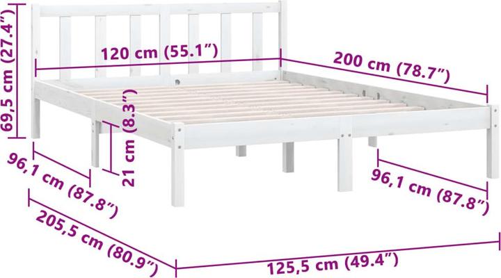 Produktbild VidaXL Tiziana (140 x 200 cm)