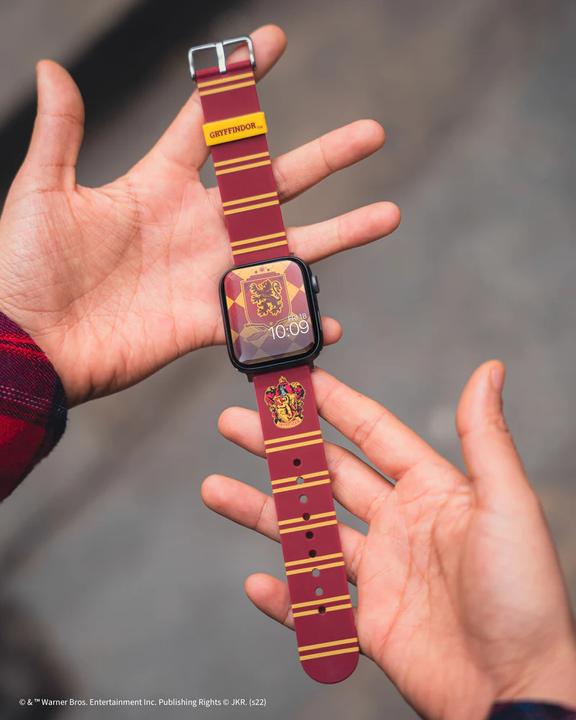 Immagine prodotto Moby Fox Cinturino Smartwatch Harry Potter Grifondoro 22 mm (22 mm, Acciaio inossidabile, Silicone)