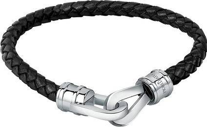 Morellato ack leather bracelet for men Moody SQH42 - Length: 19.5 cm (M) (19.50 cm)