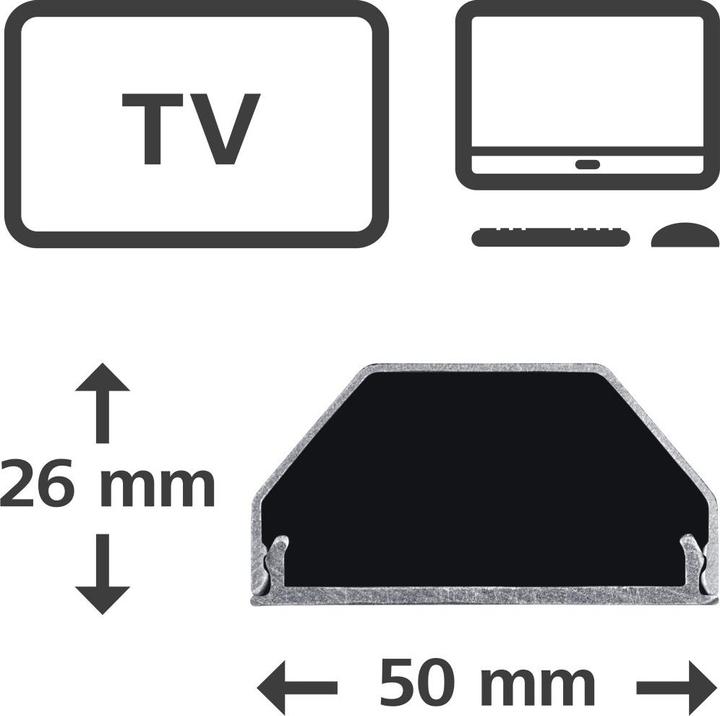 Actual product image Hama Cable duct (Duct, 110 cm)