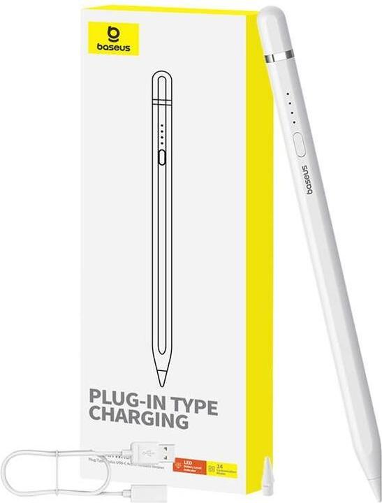 Produktbild Baseus Active stylus Smooth Writing Series with wireless charging, USB-C (White)