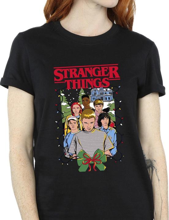 Produktbild Netflix Stranger Things Christmas Poster TShirt (XL)