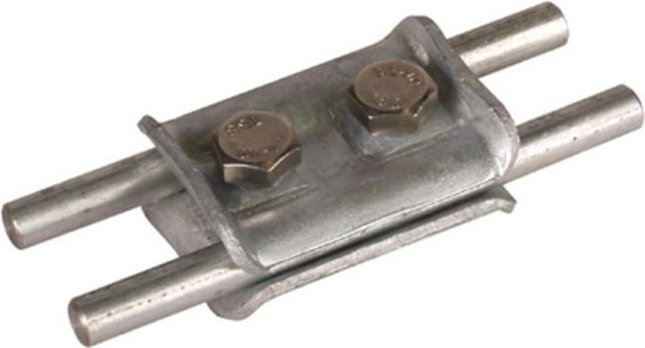 Actual product image Dehn + Söhne Parallel connector, DIN EN 62561-1, for same Ø, 7-10 mm