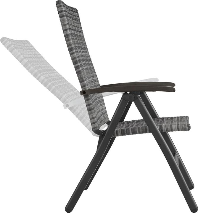Produktbild tectake Rattanstuhl Melbourne klappbar