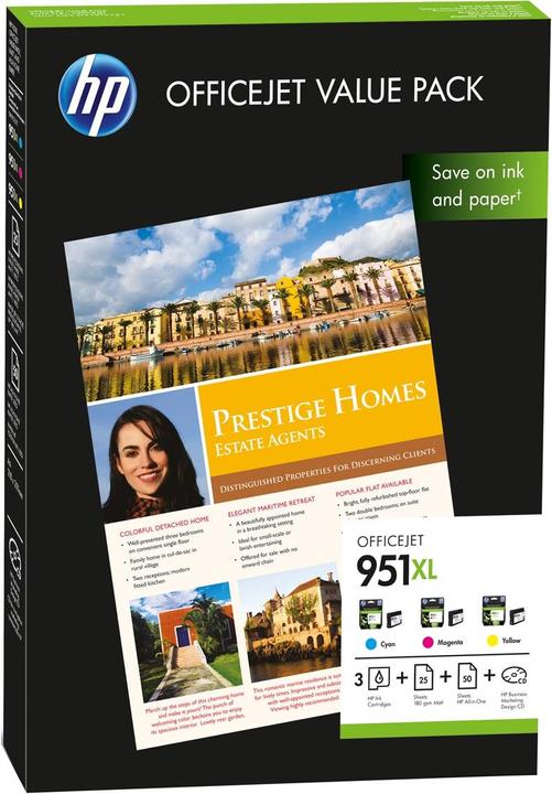 Immagine prodotto HP 951XL OfficeJet Value Pack (M, C, Y)