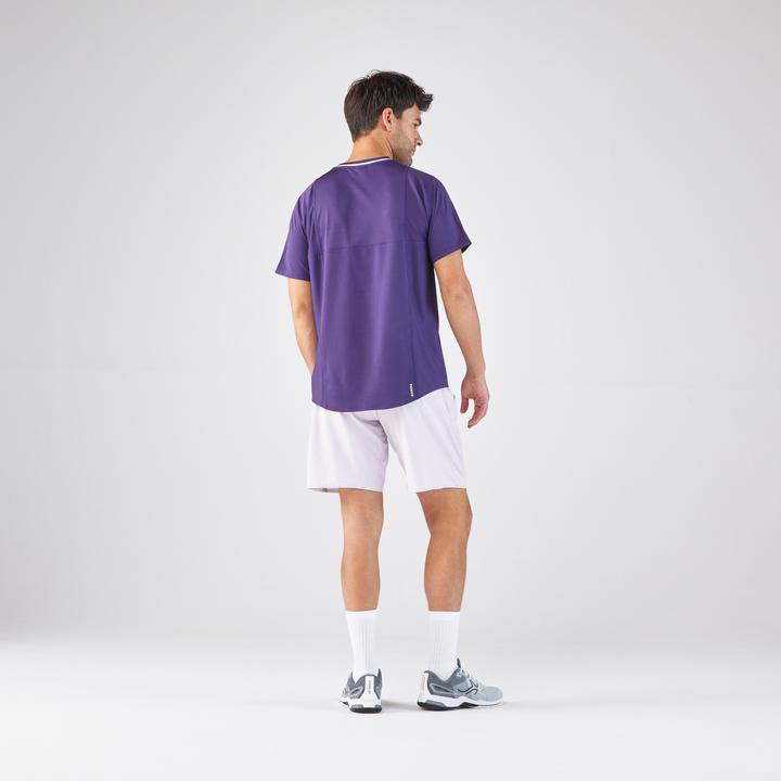 Actual product image Kuikma Tennis T-Shirt Herren - DRY Gaël Monfils lila (XL)
