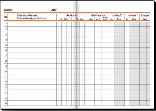 Produktbild Sigel Fahrtenbuch Papierformat: DIN A5 Farbe des Einbandes: grün (32 x)