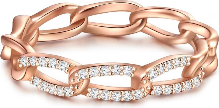 Immagine prodotto Glanzstücke München Donna Argento Sterling Cubic Zirconia Oro Rosa - 28413 (58, 925 Argento)