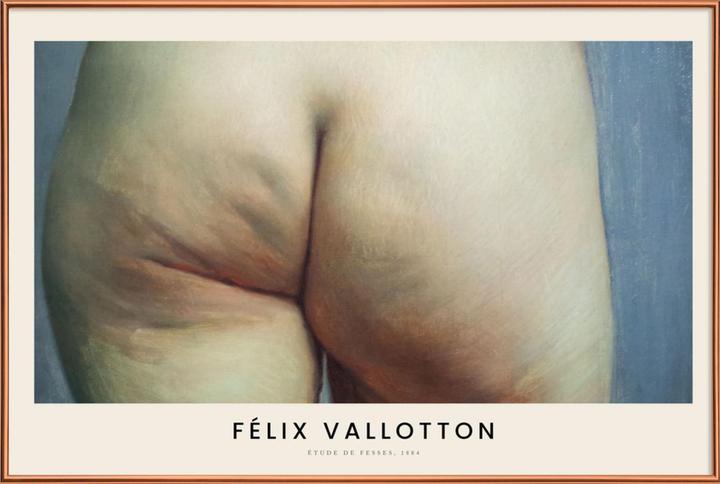 Image du produit Juniqe Vallotton - Etude de Fesses (40 x 60 cm)