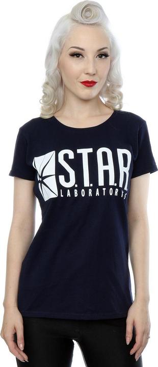 Actual product image Womens/Ladies The Flash STAR Labs Cotton T-Shirt (S)