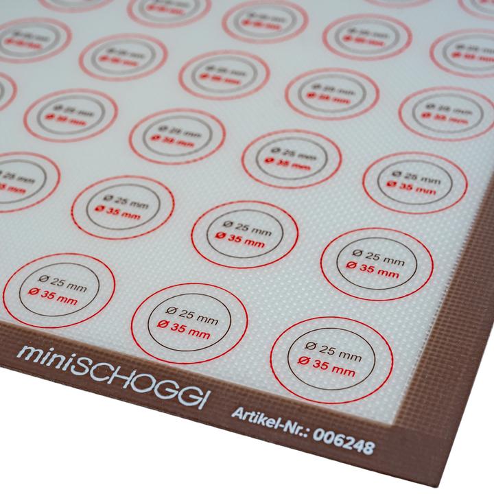 Actual product image miniSchoggi Macaron silicone mat, 30 x 40 cm (copy)