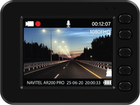 Produktbild Navitel Vehicle Registrator Ar200 Pro (Eingebautes Display, Bluetooth, WLAN, Nachtsicht, Eingebautes Mikrofon, Full HD)