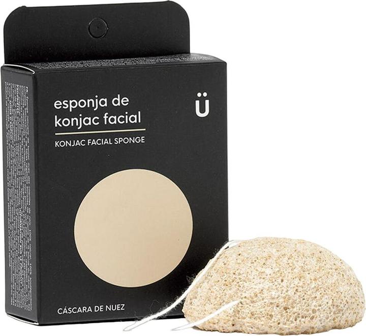Naturbrush Konjac-Gesichtsschwamm mit Walnussschale 15g