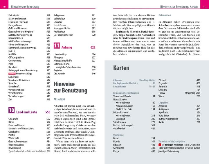 Image du produit Reiseführer Albanien (Allemand, Meike Gutzweiler, 2022)