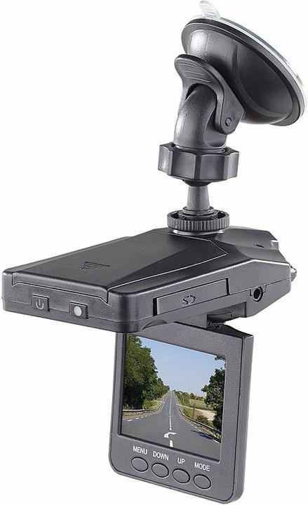 Produktbild NavGear 2-mal: Auto-DVR-Kamera mit LCD-Display & Bewegungserkennung