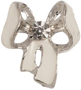 You Nails Nail Art Deko gross Schleife (Nagelverzierung, Silber)