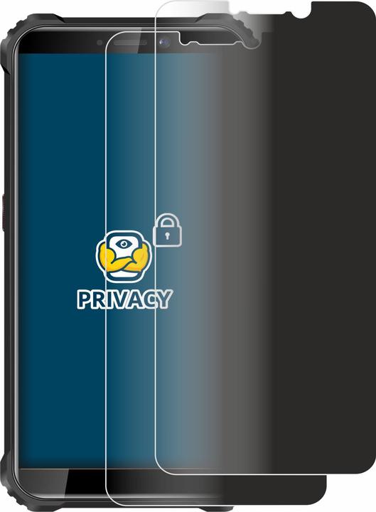 Actual product image BROTECT Anti-spy privacy film Blue light protection film (2 Piece, Oukitel WP5)