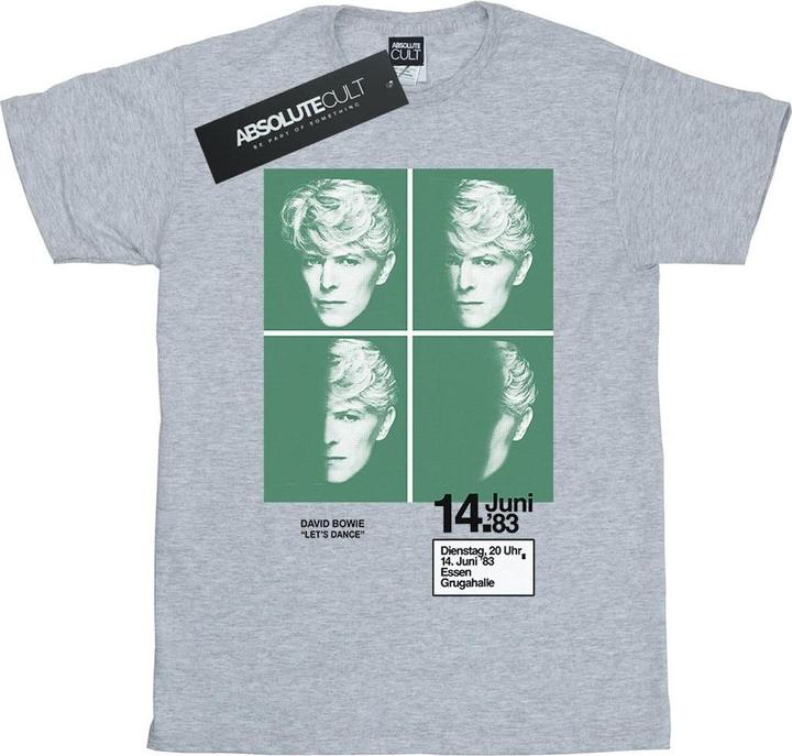 Immagine prodotto David Bowie 1983 Concert Poster Maglietta Uomo (3XL)