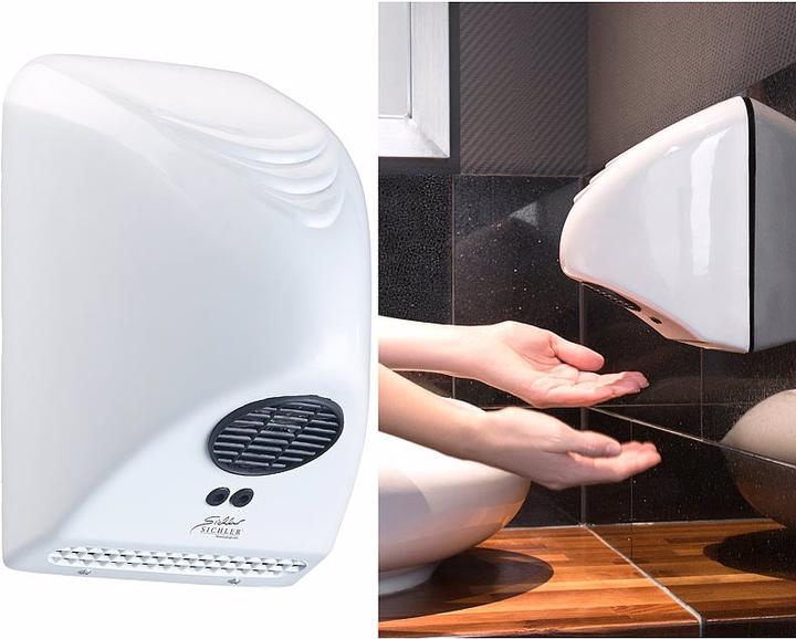 Image du produit Sichler 2 fois : Sèche-mains électrique automatique pour montage mural