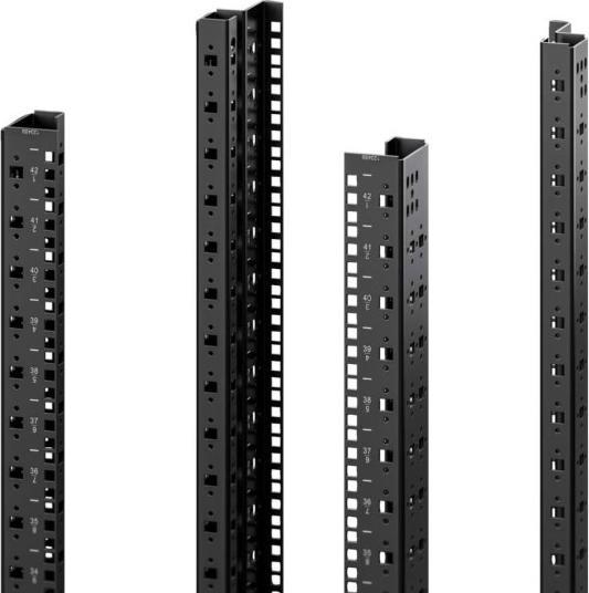 Produktbild Rittal 5302156 19 Zoll Netzwerkschrank-Schienen Schwarz