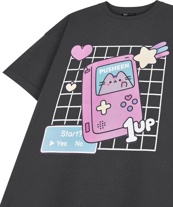 Actual product image Pusheen Womens/Ladies Gameboy Short-Sleeved T-Shirt (M)