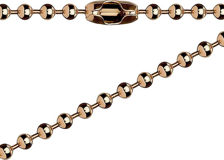 Image du produit Star Piercing Chaîne avec boules or rose (sans laiton, Acier chirurgical 316L)