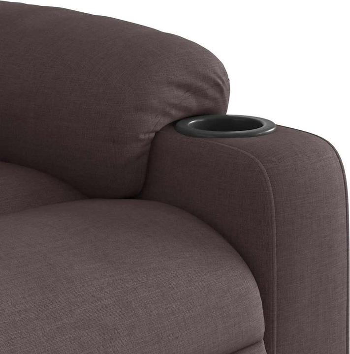 Produktbild VidaXL Relaxsessel Elektrisch Dunkelbraun Stoff