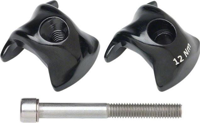 Ritchey Single Bolt Adapter für Sattelstütze Carbon, für Carbon Rails 7x9,6mm, Selle Italia / fi'zi: