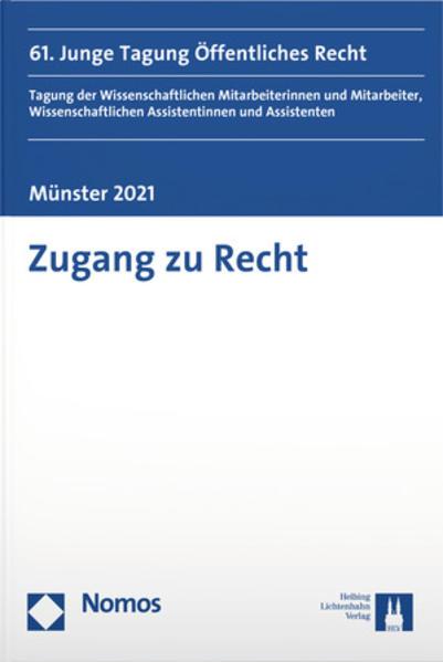 Actual product image Zugang zu Recht (German, Johanna Werpers, Benedict Huggins, Konstantin Chatziathanou, Jonas Brickwede, Maike Herrlein, 2021)