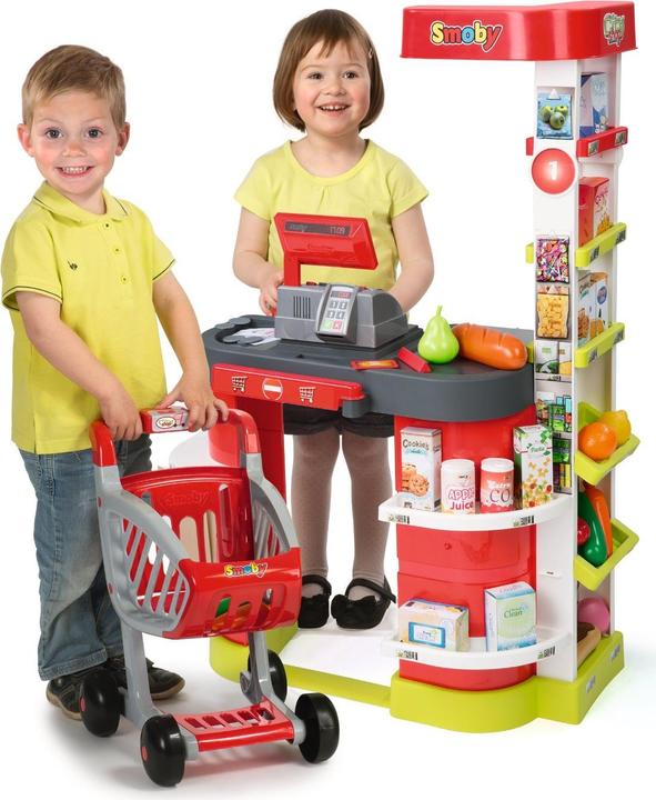 Actual product image Smoby Cityshop shop with shopping trolley