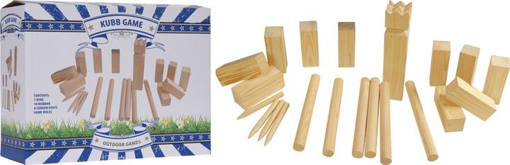 Actual product image Champ Wooden Kubb Game