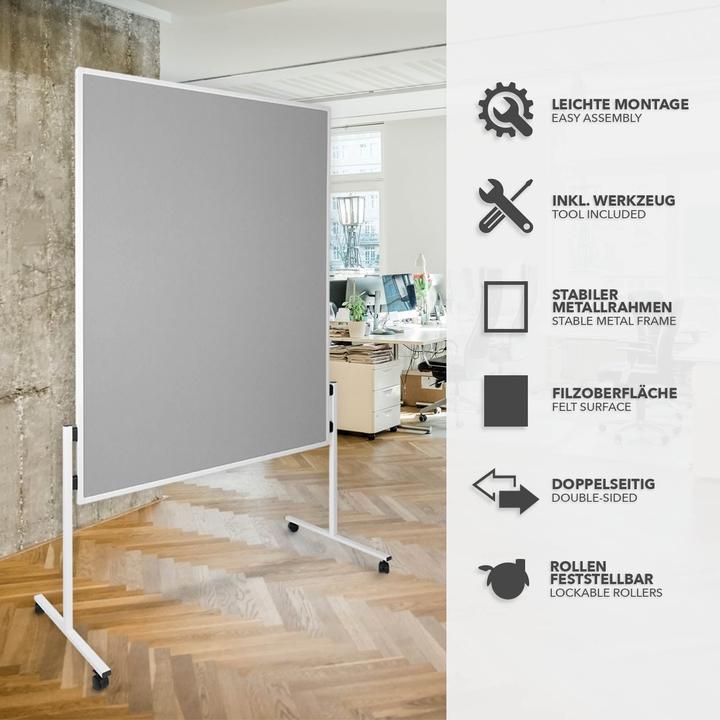 Immagine prodotto Office Marshal Filz-Moderationstafeln (120 x 150 cm)