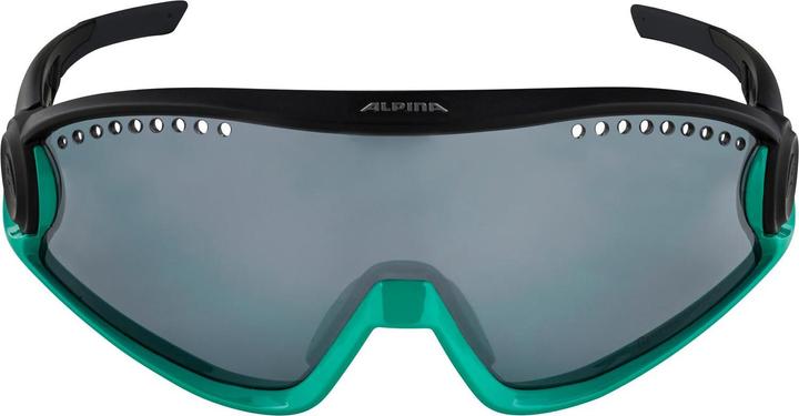 Actual product image ALPINA SPORTS 5W1NG CM+ (Black, Turquoise, Black Mirror)