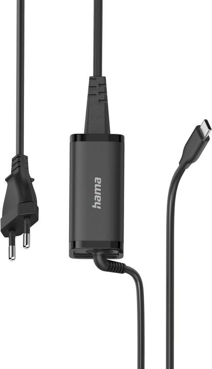 Image du produit Hama Universal-USB-C-Notebook-Netzteil, GaN, Power Delivery (PD), 5-20V/45W (45 W)