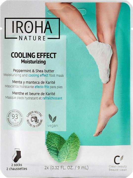 Image du produit Iroha Nature Nature - Foot Mask Chaussettes Relax Menthe Poivrée (Masque de pied, 9 ml)