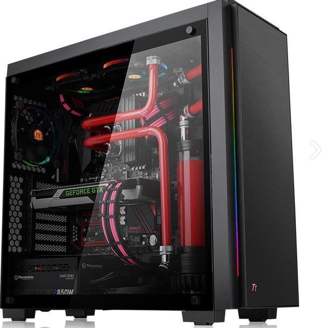 Actual product image Thermaltake Versa C23 Tg RGB Edition Black (ATX)